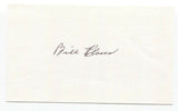 Billy Klaus Signed 3x5 Index Card Baseball Autographed Signature