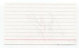 Chris DeMakes Signed 3x5 Index Card Autographed Signature Less Than Jake