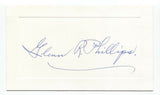 Bishop Glenn Randall Phillips Signed Card Autograph Signature