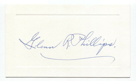 Bishop Glenn Randall Phillips Signed Card Autograph Signature