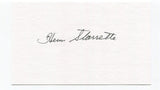 Herm Starrette Signed 3x5 Index Card Autographed MLB Baseball SF Giants