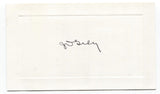 Reverend Dr. J.D. Grey Signed Letter Autographed Signature First Baptist Church