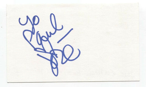 By Divine Right - Jose Miguel Contreras Signed 3x5 Index Card Autographed Band
