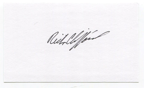 Michael Rich Clifford Signed 3x5 Index Card Autographed NASA Space Astronaut