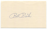 Bob Bailor Signed 3x5 Index Card Autographed Baltimore Orioles World Series