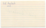 Rick Auerbach Signed 3x5 Index Card Autographed Milwaukee Brewers Debut 1971 MLB