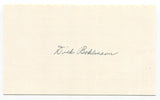 Richard "Dick" Bokelmann Signed 3x5 Index Card Autographed St. Louis Cardinals