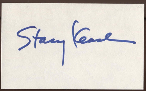 Stacy Keach Signed Index Card Signature Vintage Autographed AUTO 