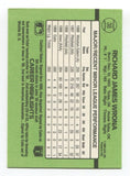 1989 Donruss The Rookies Rick Wrona Signed Card Baseball Autographed AUTO #38