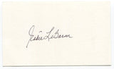 Eddie LeBaron Signed 3x5 Index Card Autographed NFL Football Dallas Cowboys