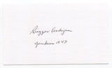 Rugger Ardizoia Signed 3x5 Index Card Autographed Signature New York Yankees 