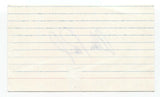 The Manhattan Transfer - Alan Paul Signed 3x5 Index Card Autographed Band