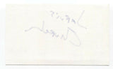 Gerald Eaton - Jarvis Church Signed 3x5 Index Card Autographed Signature Singer