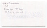 Mark Calcavecchia Signed 3x5 Index Card Autographed Golf PGA '89 British Open