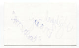 Michael Biugi Signed 3x5 Index Card Autographed Signature Damn Yankees Director