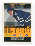 1994 Classic Pro Prospects Brandon Convery Signed Card Hockey Autograph AUTO 59