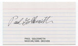 Paul Goldsmith Signed 3x5 Index Card Autographed Signature NASCAR Race Driving