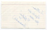 Robin Hutton Signed 3x5 Index Card Autograph Actress Mamma Mia