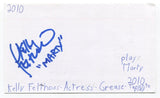 Kelly Felthous Signed 3x5 Index Card Autographed Actress Law And Order