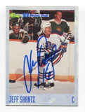 1993 Classic Hockey Jeff Shantz Signed Card Hockey NHL Autograph AUTO #21