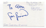 The Pettit Project - Sam Guaiana Signed 3x5 Index Card Autographed