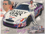 Kevin Lepage Signed 8.5 x 11 inch Photo NASCAR Racing Race Car Driver