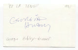 Yo La Tengo - Georgia Hubley Signed 3x5 Index Card Autographed Signature