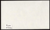 Ryan O'Neal Signed Index Card Signature Vintage Autographed AUTO Happy Days