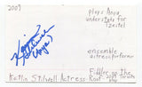 Kaitlin Stilwell Signed 3x5 Index Card Autographed Actress Fiddler On the Roof