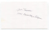 Joe Tepsic Signed 3x5 Index Card Autograph Baseball MLB Brooklyn Dodgers