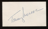 Ray Anthony and Tommy Mercer Signed Card Autographed Orchestra AUTO Signature 