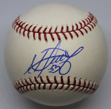 Martin Perez Single Signed Baseball Autographed Ball Signature