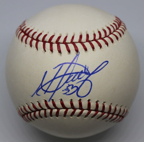 Martin Perez Single Signed Baseball Autographed Ball Signature