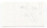 Travis - Dougie Payne Signed 3x5 Index Card Autographed Signature Band