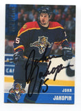 1999 Be A Player John Jakopin Signed Card Hockey Autograph NHL AUTO #60