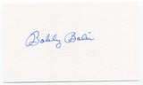 Bobby Bolin Signed 3x5 Index Card Autographed San Francisco Giants Debut 1961