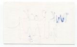All Systems Go! - Doughboys - John Kastner Signed 3x5 Index Card Autographed