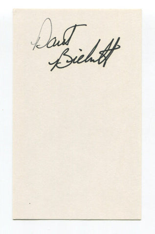 Dante Bichette Signed 3x5 Index Card Autographed Baseball MLB California Angels