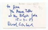 Bernhard Sinkel Signed 3x5 Index Card Autographed Signature Director