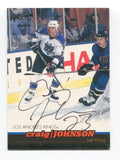 2000 Pacific Craig Johnson Signed Card Hockey NHL Autograph AUTO #191