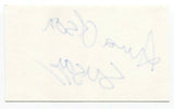 Anna Olsen Signed 3x5 Index Card Autographed Canadian Chef Cooking Host