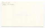 Paul Minner Signed 3x5 Index Card Autographed MLB Baseball 1946 Brooklyn Dodgers