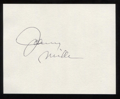Johnny Miller Signed Book Page Cut Autographed Cut Signature Golf