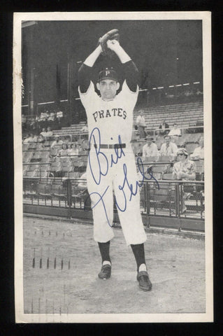 Bill Werle Vintage Signed Photo Post Card Autographed in 1951 Baseball 