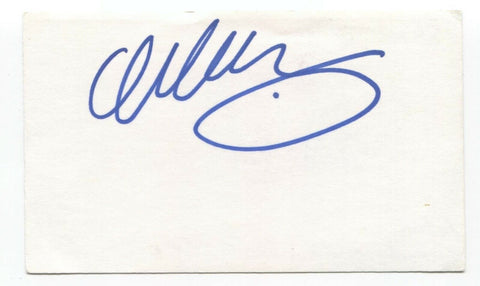 Andrew Alexander Signed 3x5 Index Card Autograph Signature Producer