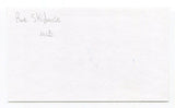 Roe Skidmore Signed 3x5 Index Card Autographed MLB Baseball Chicago Cubs