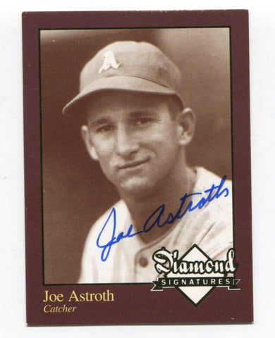 Joe Astroth Diamond Signatures Signed Baseball Card Autographed AUTO