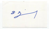 Local Rabbits - Ben Gunning Signed 3x5 Index Card Autographed Signature Band