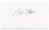 Bob Shaw Signed 3x5 Index Card Autographed MLB Baseball Detroit Tigers