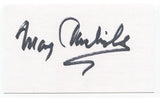 Mary Carlisle Signed 3x5 Index Card Autographed Vintage Signature Singer Actress